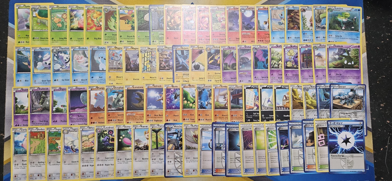 Black And White Plasma Storm Common And Uncommon Complete Set LP/NM