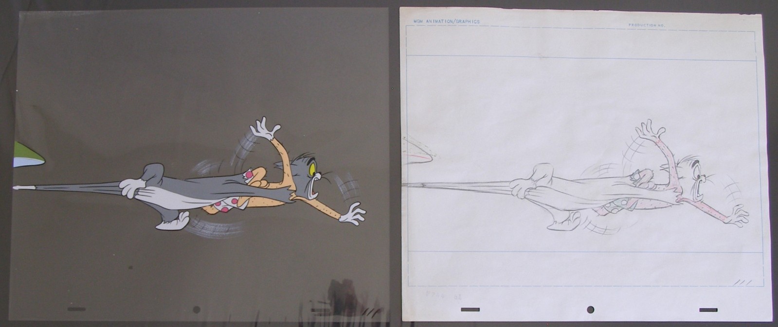 Filet Meow (1966) Tom and Jerry Animation Cel 111 w/Matching Drawing Chuck Jones