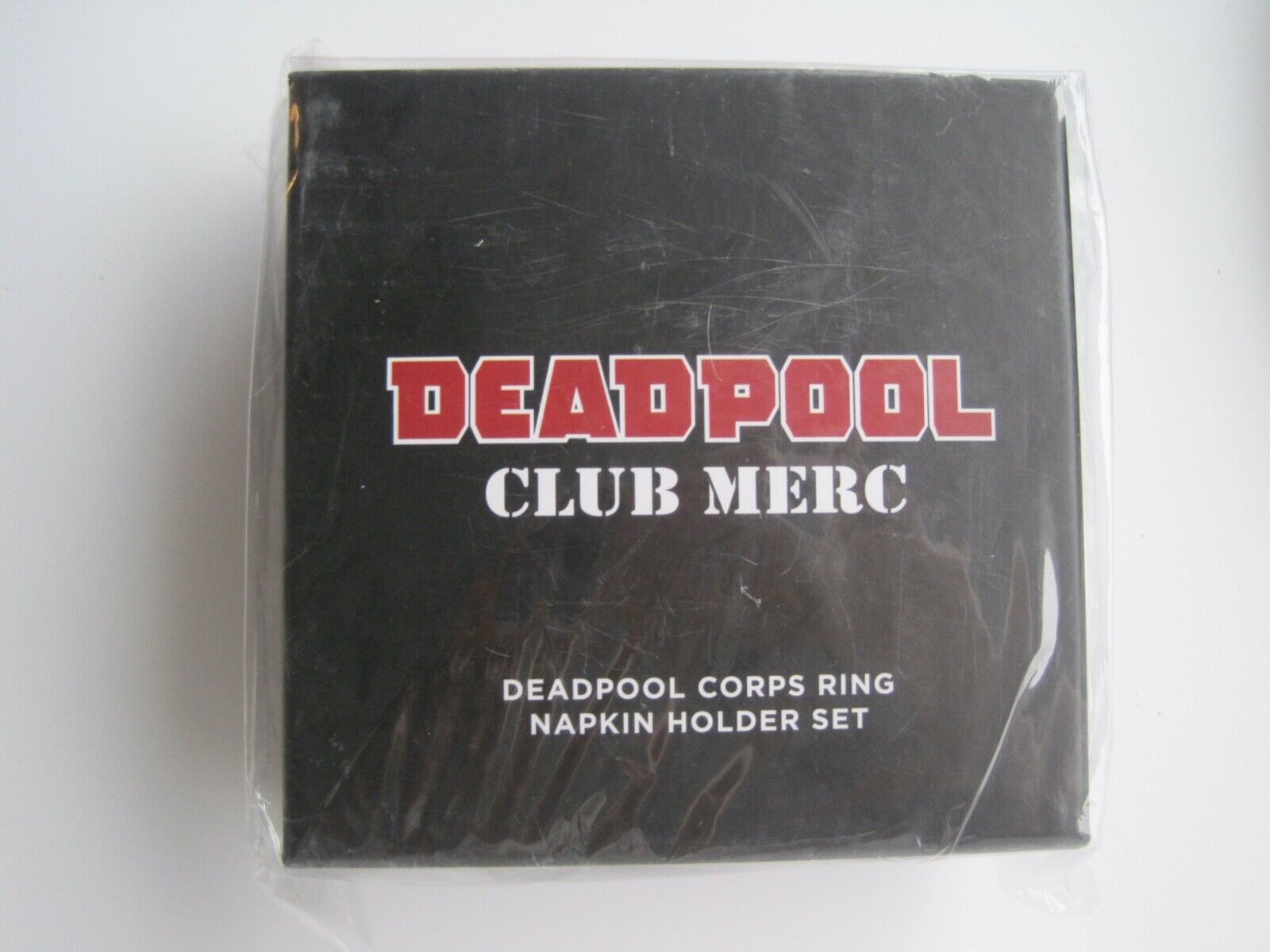 Marvel Loot Crate Deadpool Corps Ring Napkin Holder Set