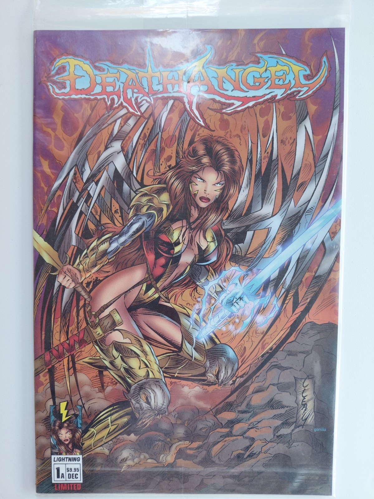 Deathangel #1A, 1997 Limited Edition Cover, Brand New