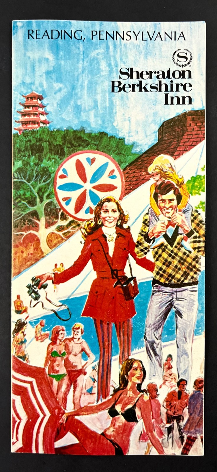 1970s Sheraton Berkshire Inn Reading Pennsylvania Vintage Hotel Travel Brochure