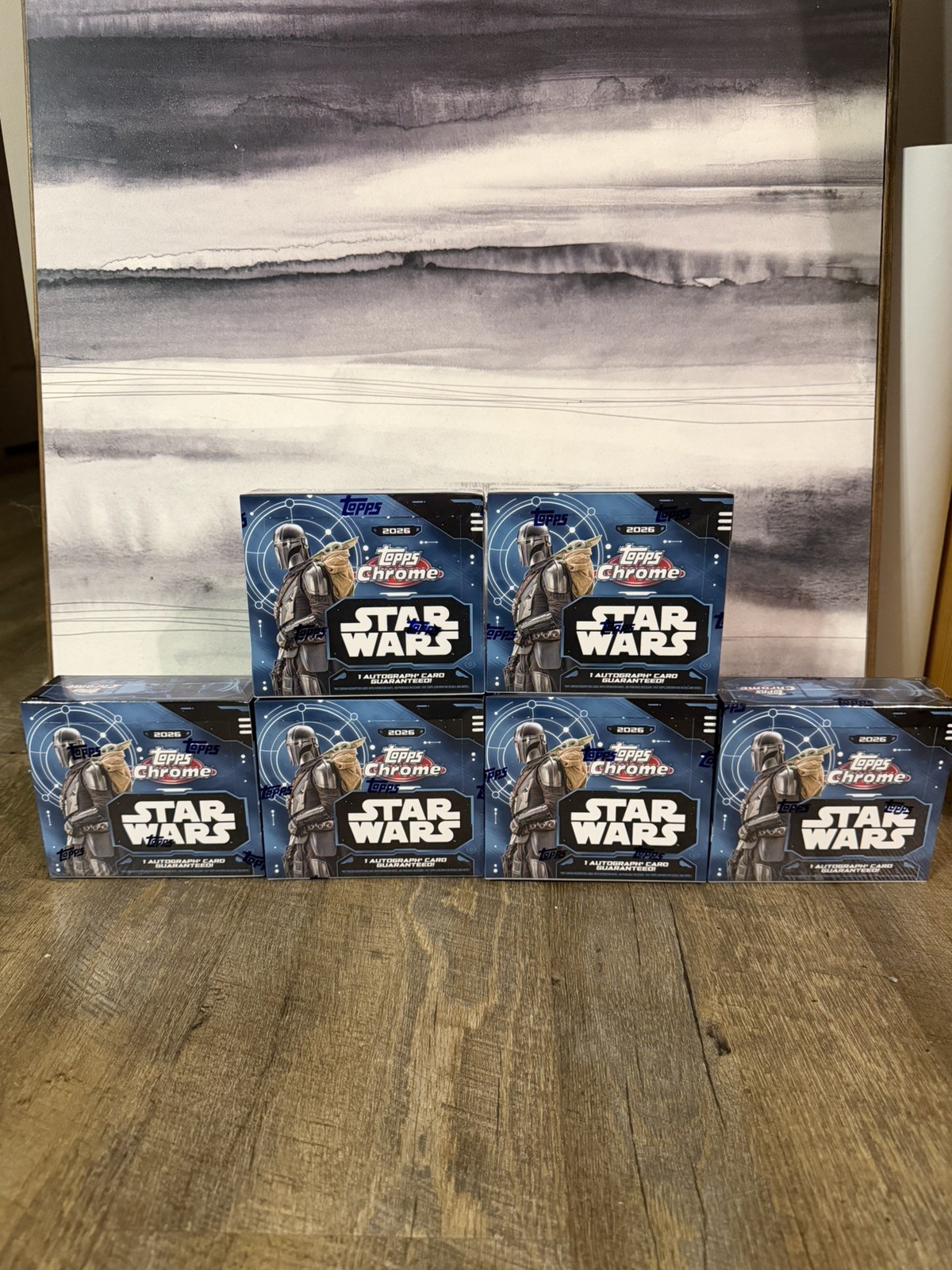 2026 Topps Chrome Star Wars Hobby Box - Factory Sealed In Hand