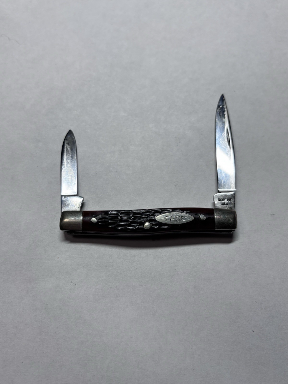 VINTAGE CASE XX  6233 SMALL HALF STOCKMAN KNIFE 1976- 4 DOT