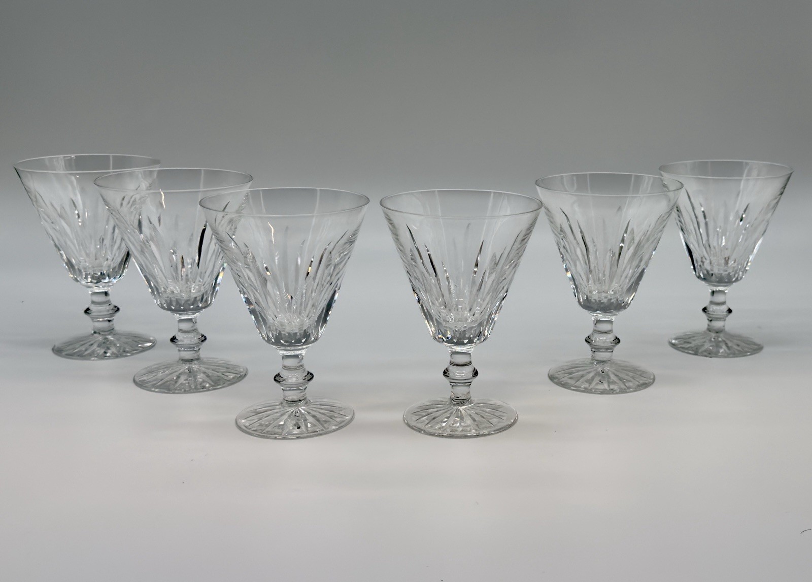 Fabulous Vintage 6 of Waterford Crystal Eileen Wine/Water Goblet 764259