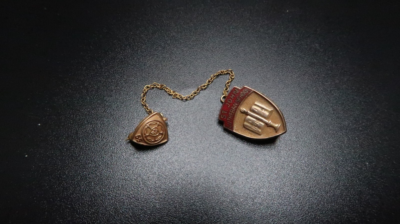 Vintage St. John Lutheran School 1955 Pin BB9