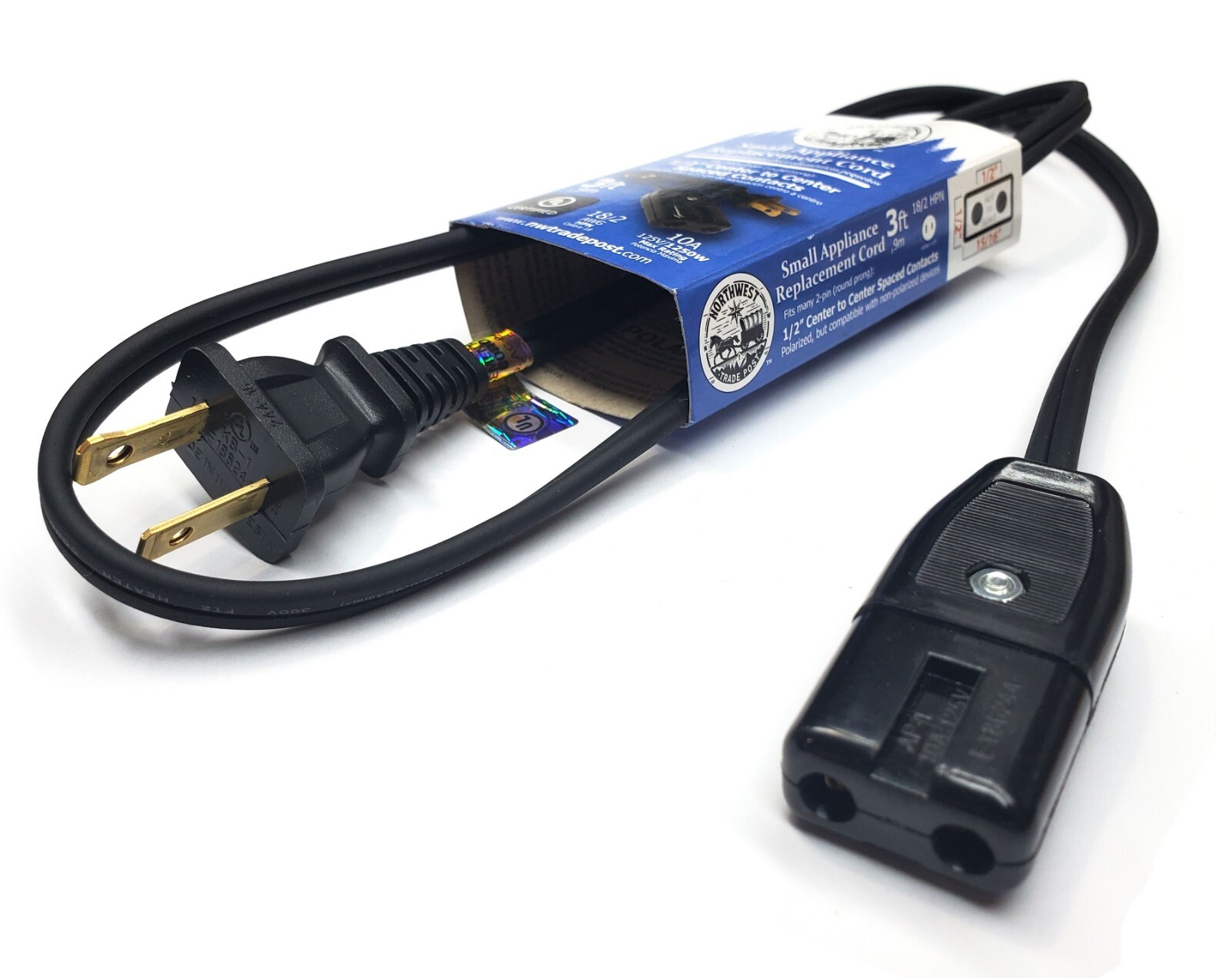 Replacement Power Cord for Vtg Universal Electric Toaster w/ 1/2