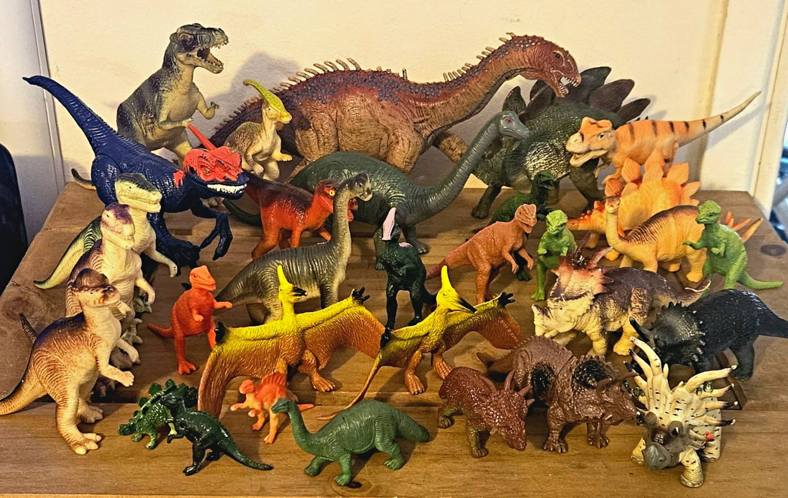Large Toy Dinosaur Figures Bundle / Job Lot (36 Figures various sizes) kids toys