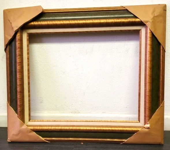Large Wood Picture Frame 20x16 Gold Bronze 28-1/4\