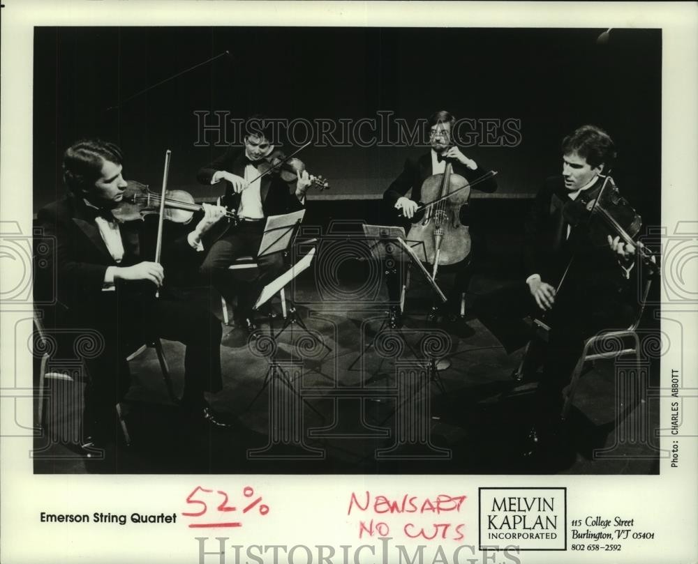 1988 Press Photo The Emerson String Quartet - nop24090