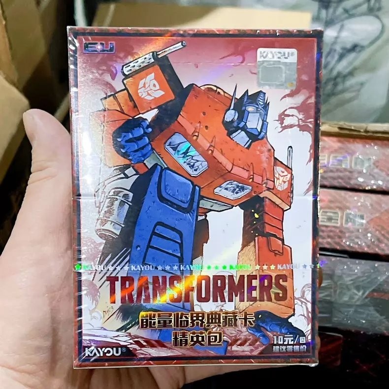 1 Box Kayou Transformers Energy Critical Trading Card Sealed Booster Box Classic