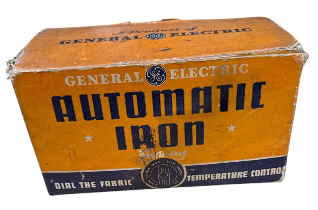 Vintage 1930’s  Automatic Iron By General Electric No. 119F115 EMPTY Box Only