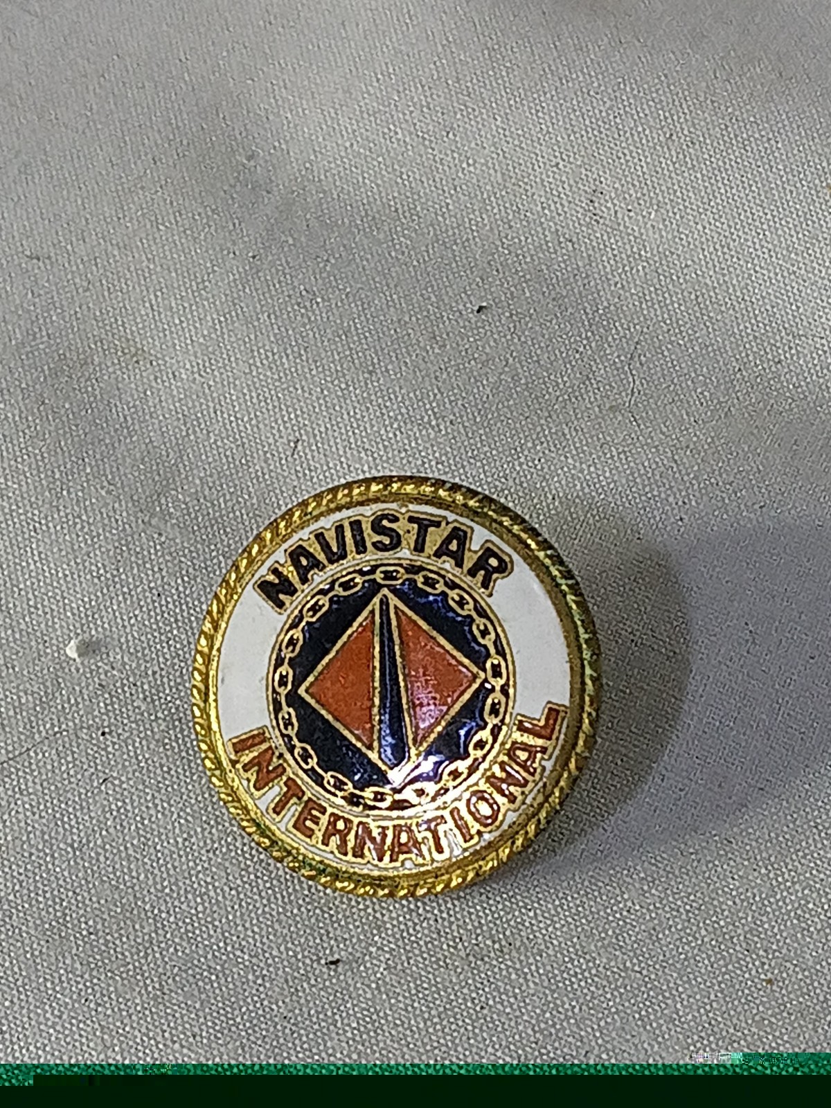 Vintage Navistar International Harvester Logo Trucking Enamel Pin Pinback 