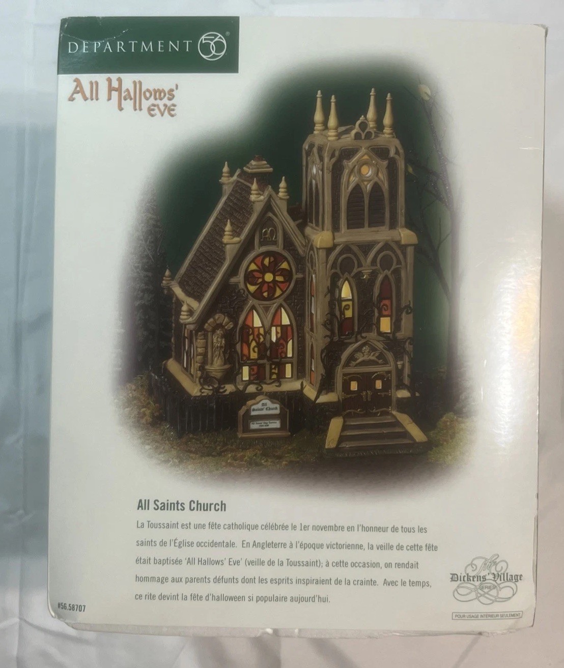Department 56 All Hallows Eve All Saints Church 56.58707