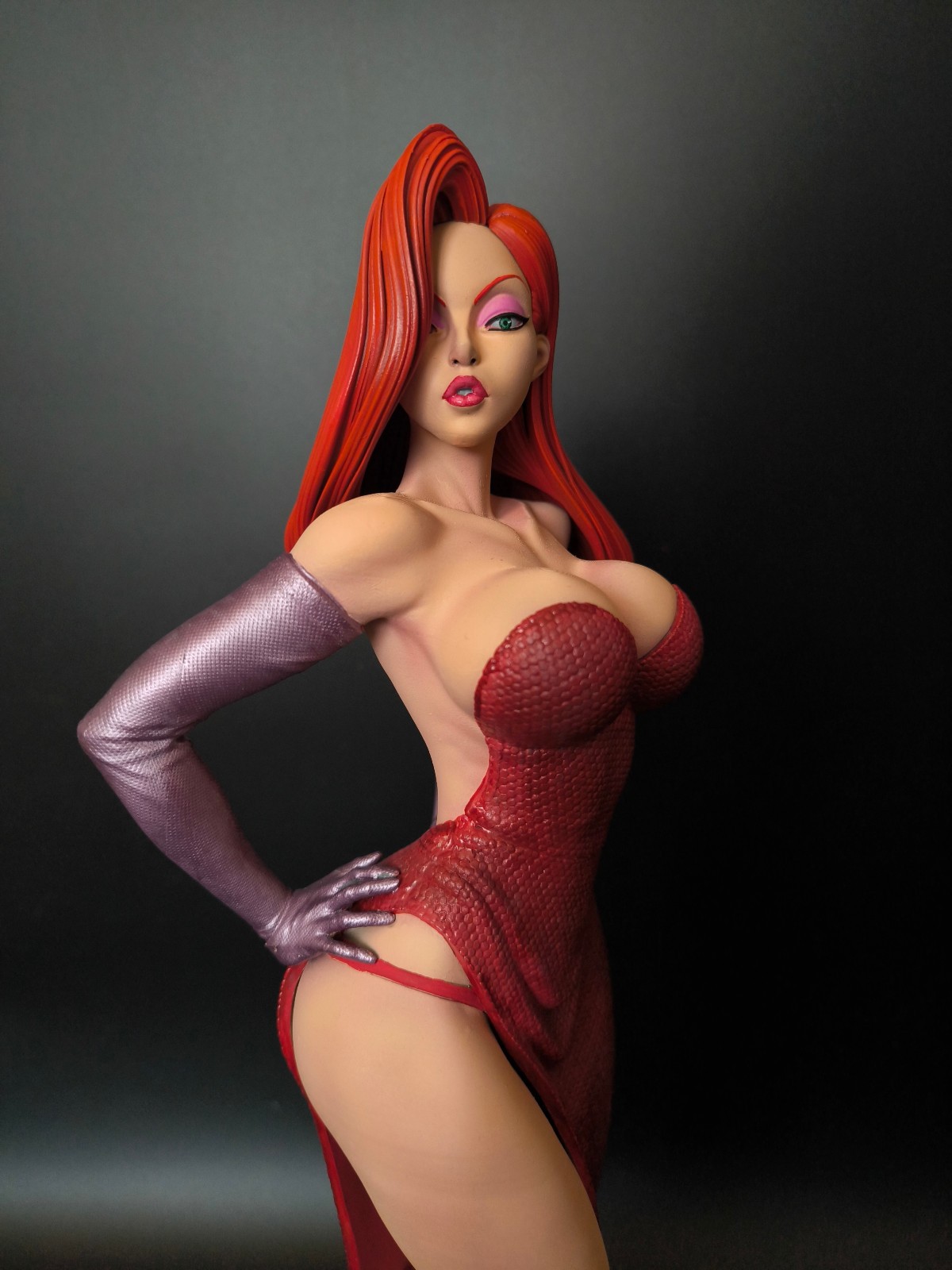 Painted Jessica Rabbit Statue 1/4 Sexy Figure