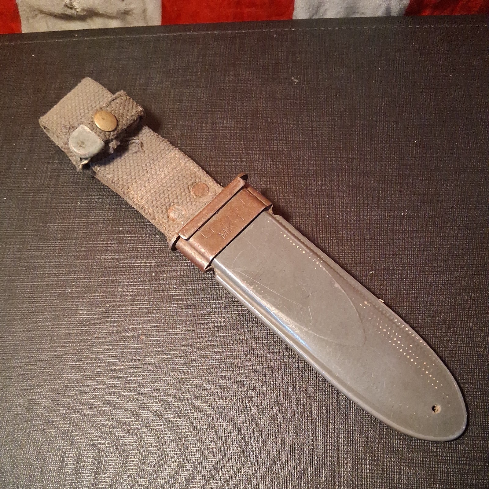WWII US Navy MK1 mk-1 Fighting Knife Scabbard  Only (11)