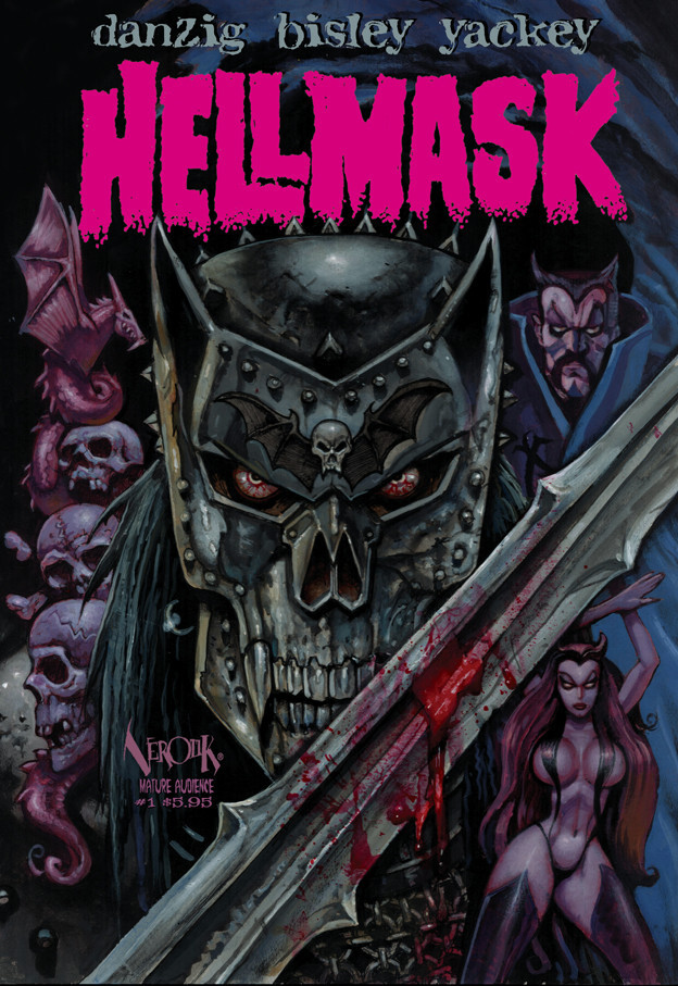 NEW HELLMASK #1 SIMON BISLEY PAINTED CVR DANZIG BIZ SWORD & SORCERY VEROTIK