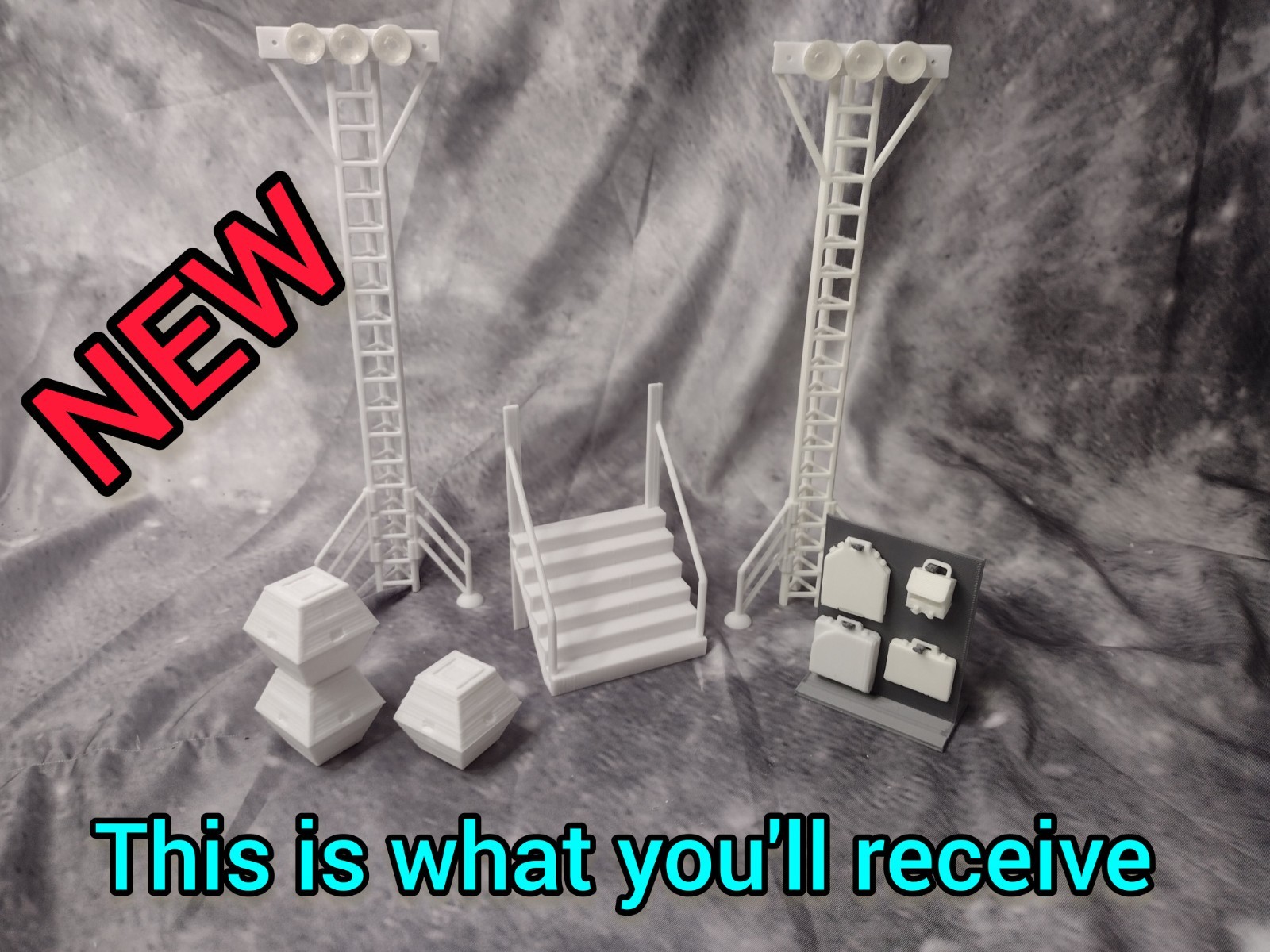 Mattel Space 1999 Eagle 1/18 ACCESSORY set for Action Figures Diorama 