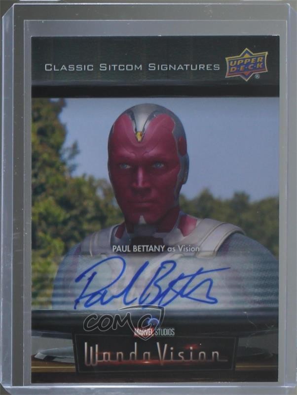2022 Marvel Studios\' WandaVision as Vision Paul Bettany #CS20-PB Auto 4et