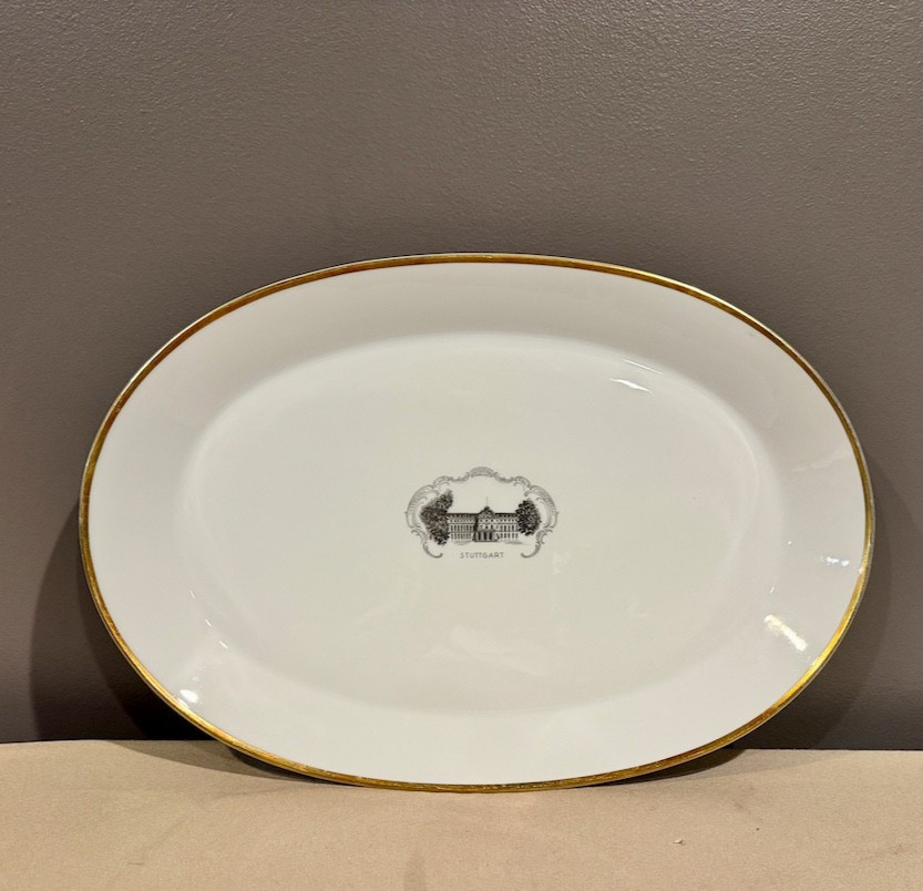Antique Hamburg American Line German Lloyd Steamship China Large Platter