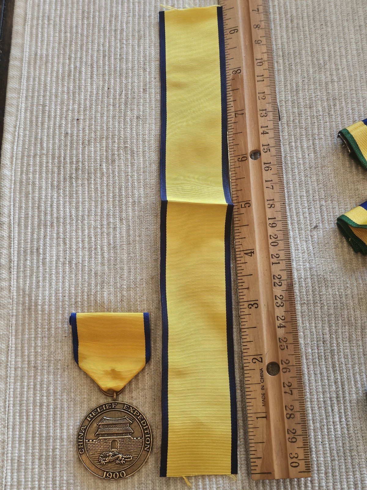 1960s Pre WWI US Navy Marine 1900 CRE China Boxer Campaign Medal L@@K