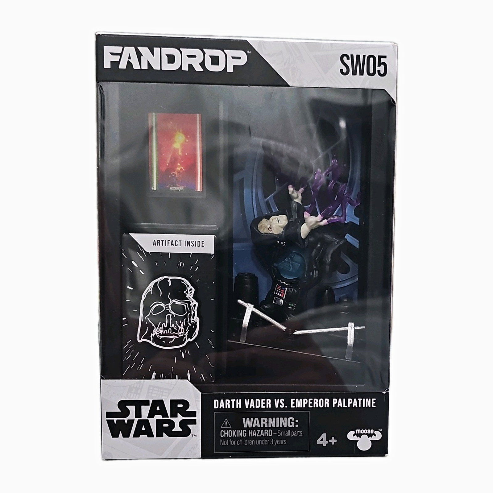 Moose Toys Star Wars Fandrop (SW05) Darth Vader vs. Emperor Palpatine diorama