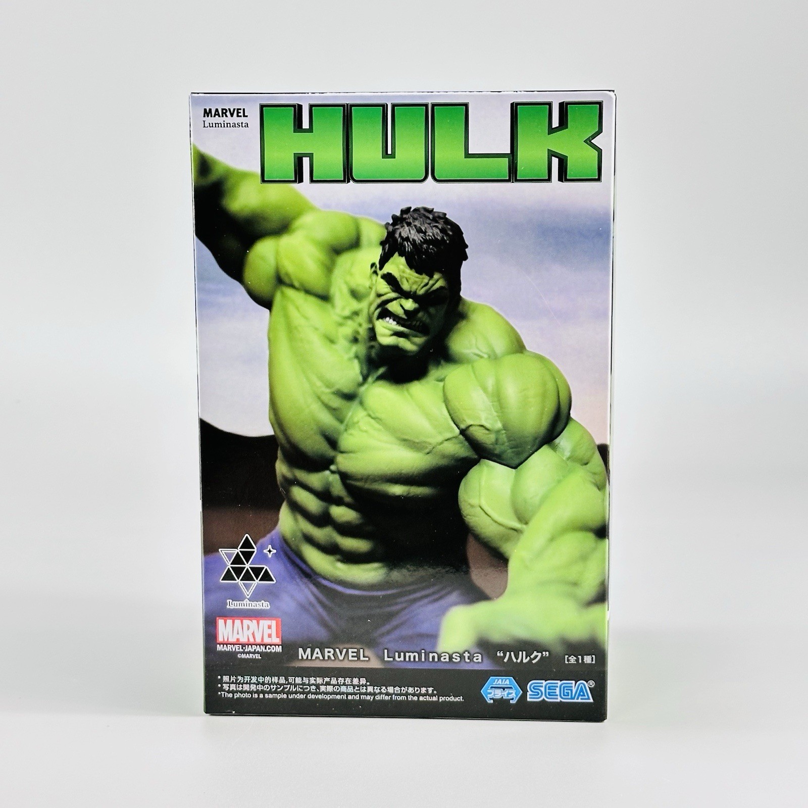 Authentic MARVEL Luminasta Hulk ACT/CUT  Figure NY SELLER