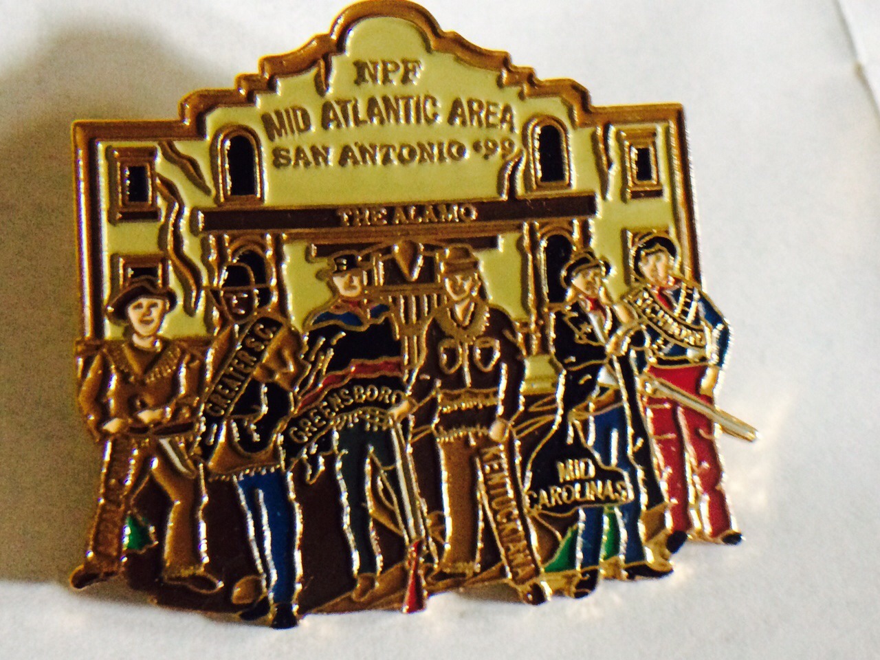 San Antonio The Alamo NPF Mid Atlantic Area 1999 Pin Mint Extra Rare Collection