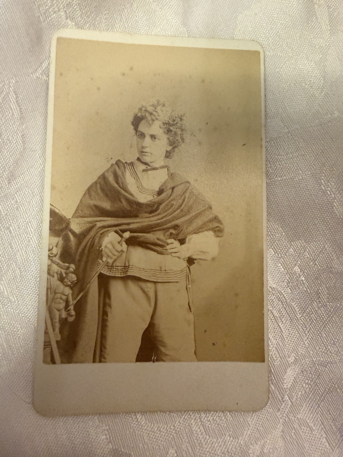 Vintage Carte Vista  Of Actor
