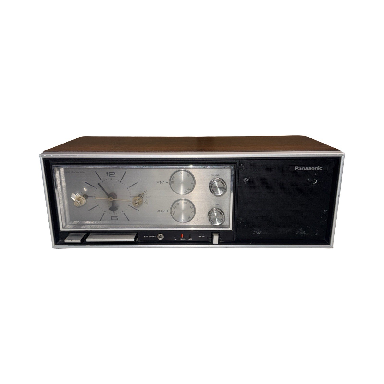 Panasonic RC-7240A FM AM Clock Radio Alarm Vintage