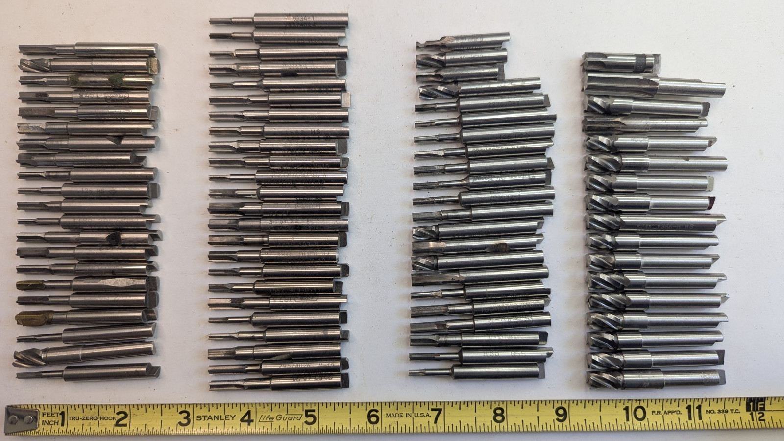 Lot of Assorted Machinist Cutting Bits 1/4\