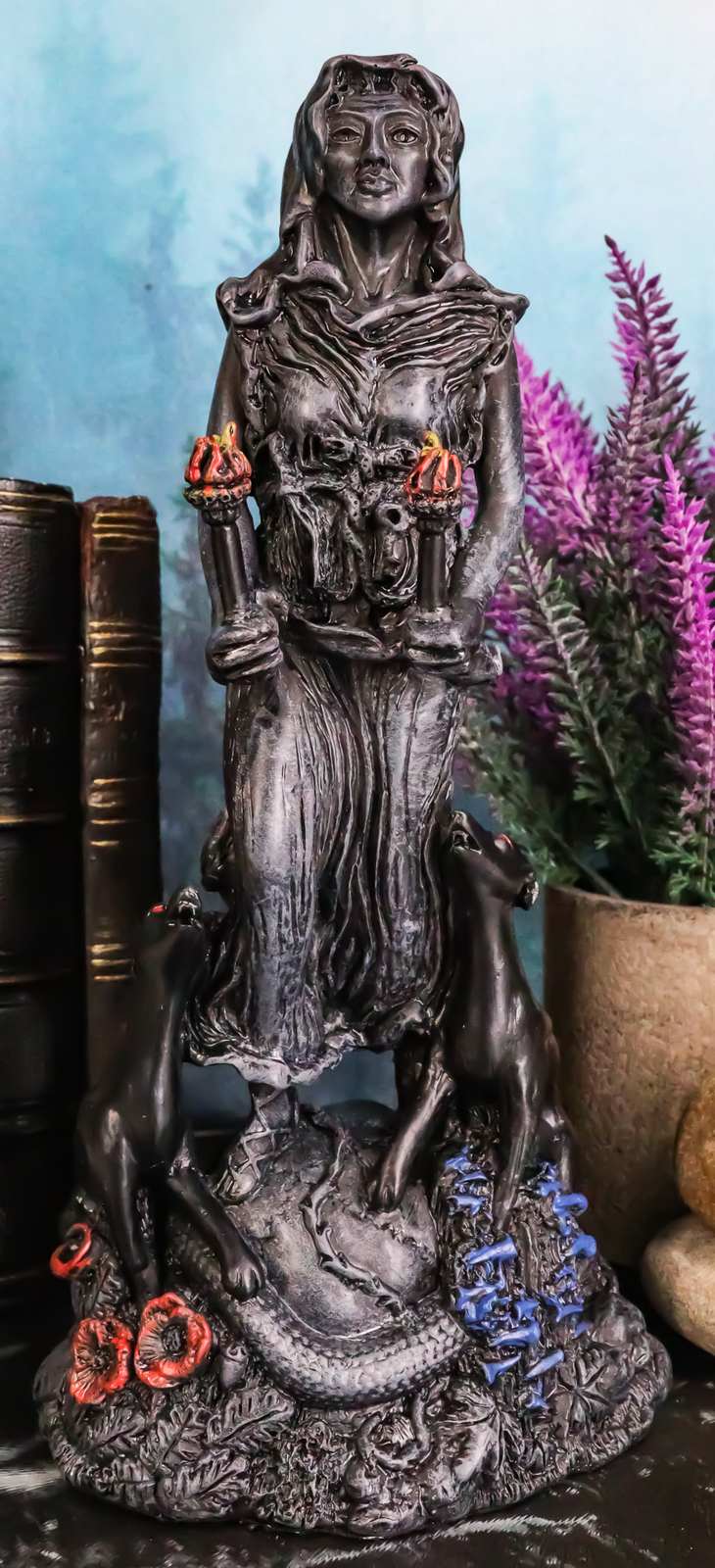 Ebros Oberon Zell Triple Goddess Crone Hecate Goddess of Tran 9.75\