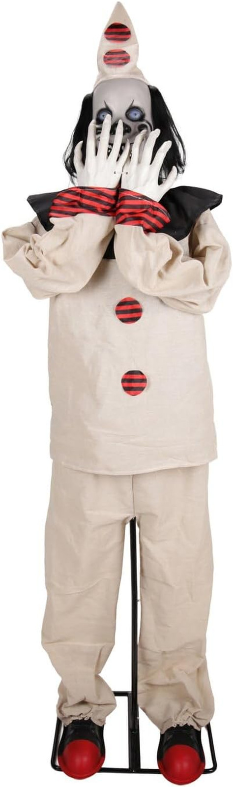 5.6-Ft. Pop-Up Clown Halloween Animatronic