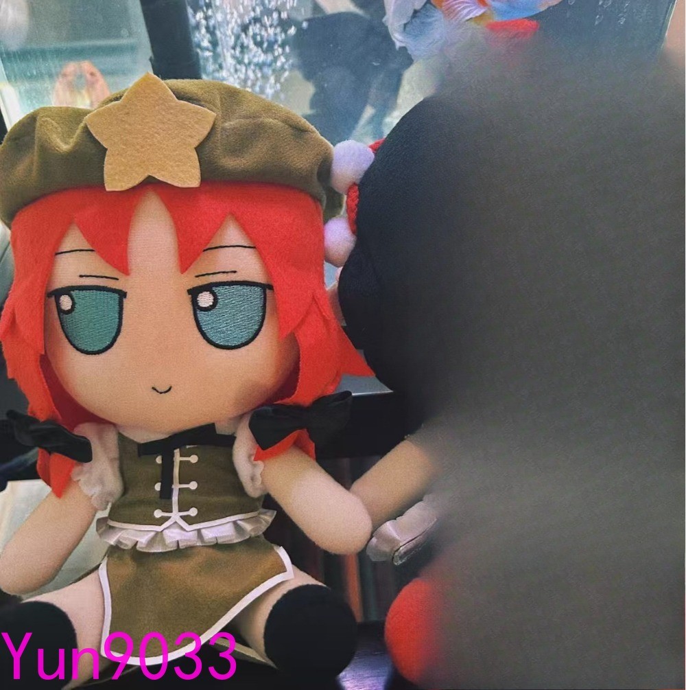 20cm Touhou Project Hong Meiling Fumo Soft Plush Doll Stuffed Toy Gift Anime