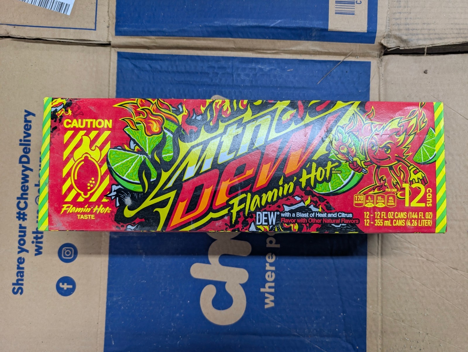 Mtn Dew Flamin Hot Mountain Dew 12 Pack 12 Oz Cans Discontinued