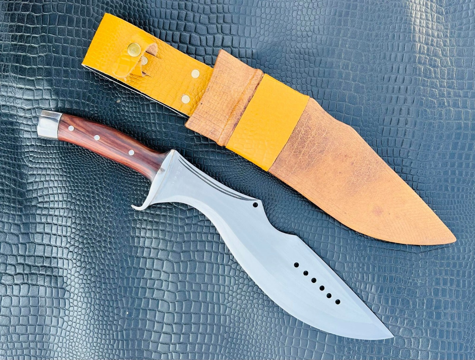EGKH-13 inches Blade Eli Kukri-Hand forged Knife-Real working-Full tang-Heavy