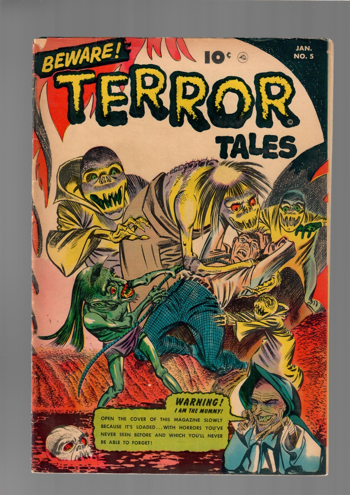 Beware Terror Tales #5 VG+ 4.5 Pre-Code Horror Jan 1953 Fawcett