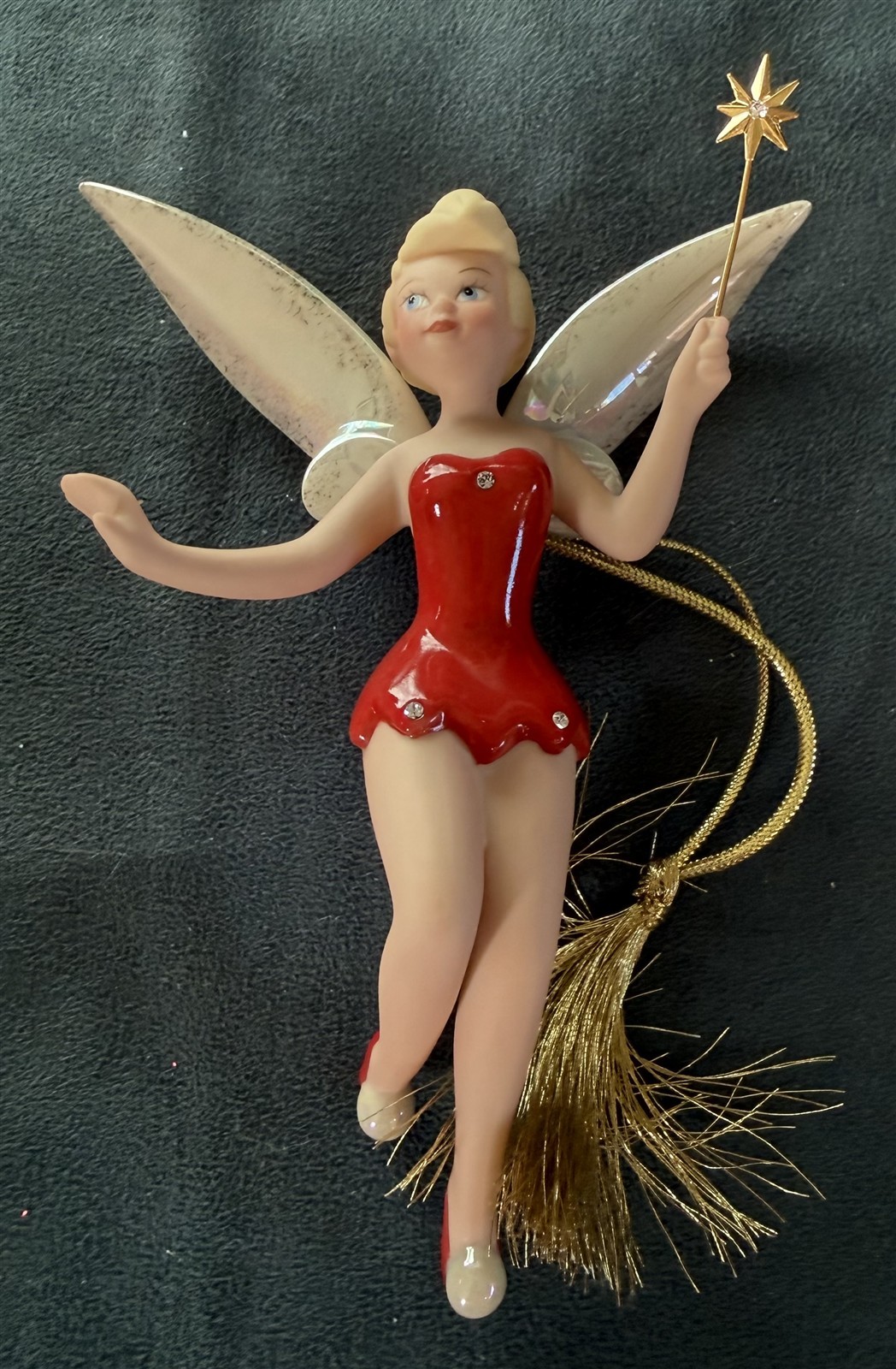 Disney Lenox Annual JUST PIXIE DUST TINKER BELL ORNAMENT 2009 Fine China MIB