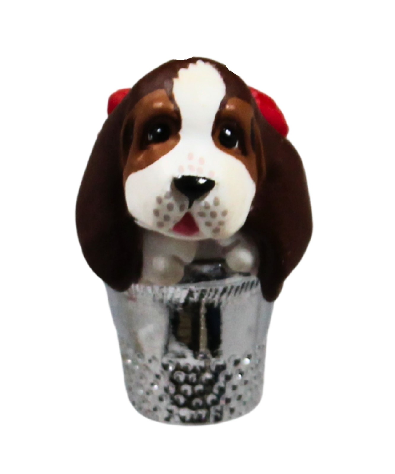 Hallmark Thimble Puppy - 12th in Series Keepsake Ornament 1989 QX4552