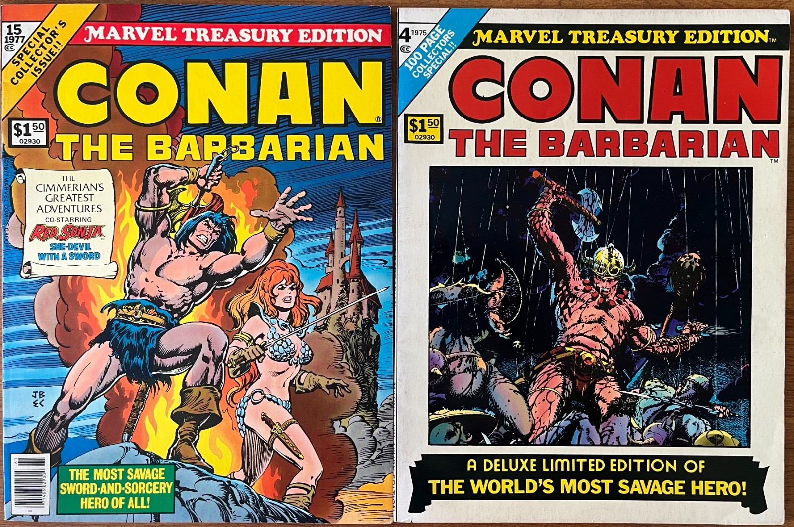 2-Conan the Barbarian Treasury Edition 4 15 1975 1977