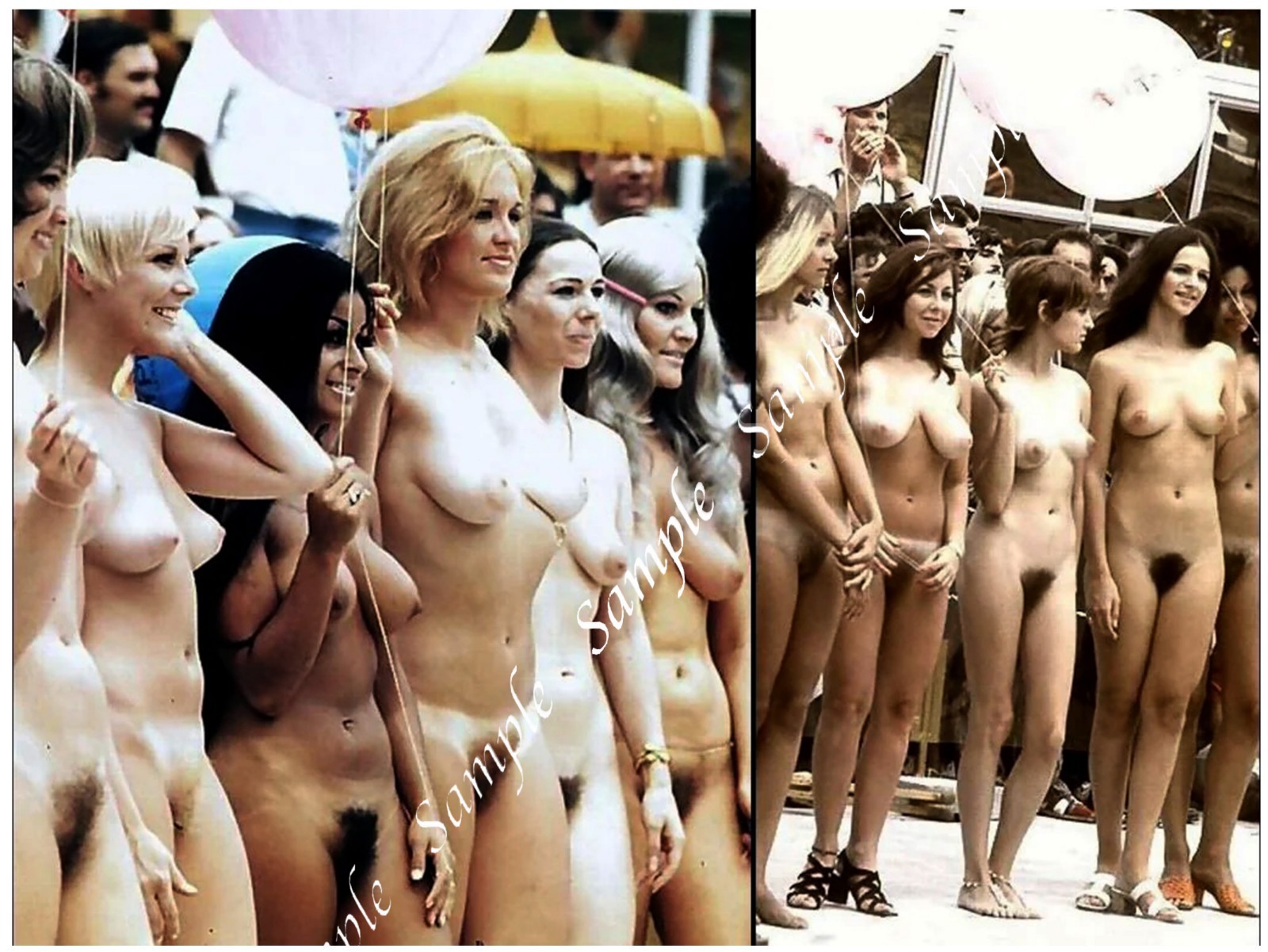 Classic Vintage Nude Beauty Contest Girls Photo C54RRTT6Y4