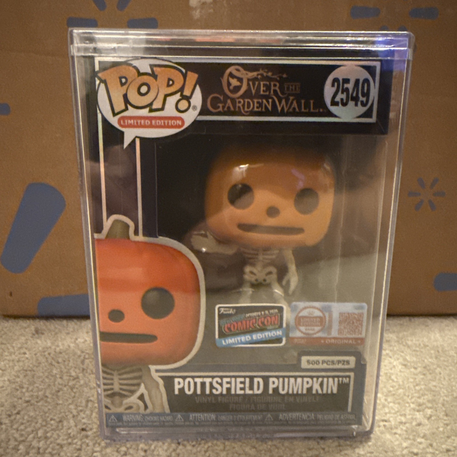 Funko Pop Pottsfield Pumpkin Over The Garden Wall LE 500 NYCC 2026 CON STICKER