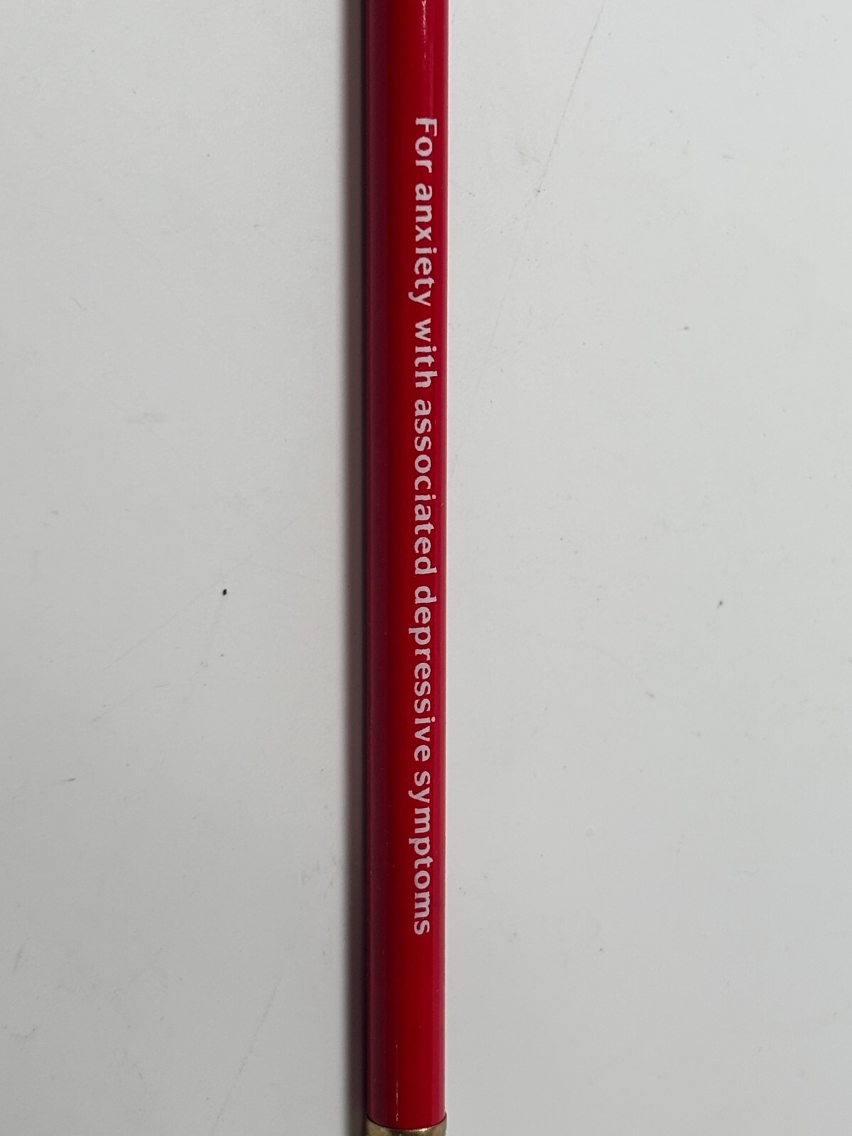 VTG XANAX advertising Pencil UpJohn Company Red Anxiety Depressive Collectible