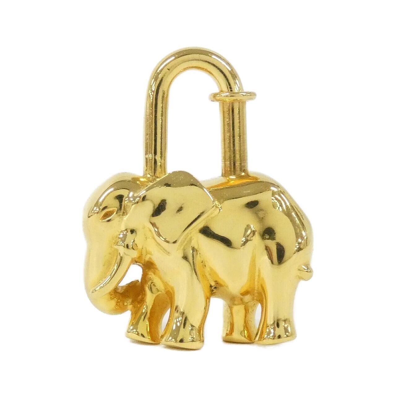 Vintage Hermes Elephant Cadena 013248CA Keychain