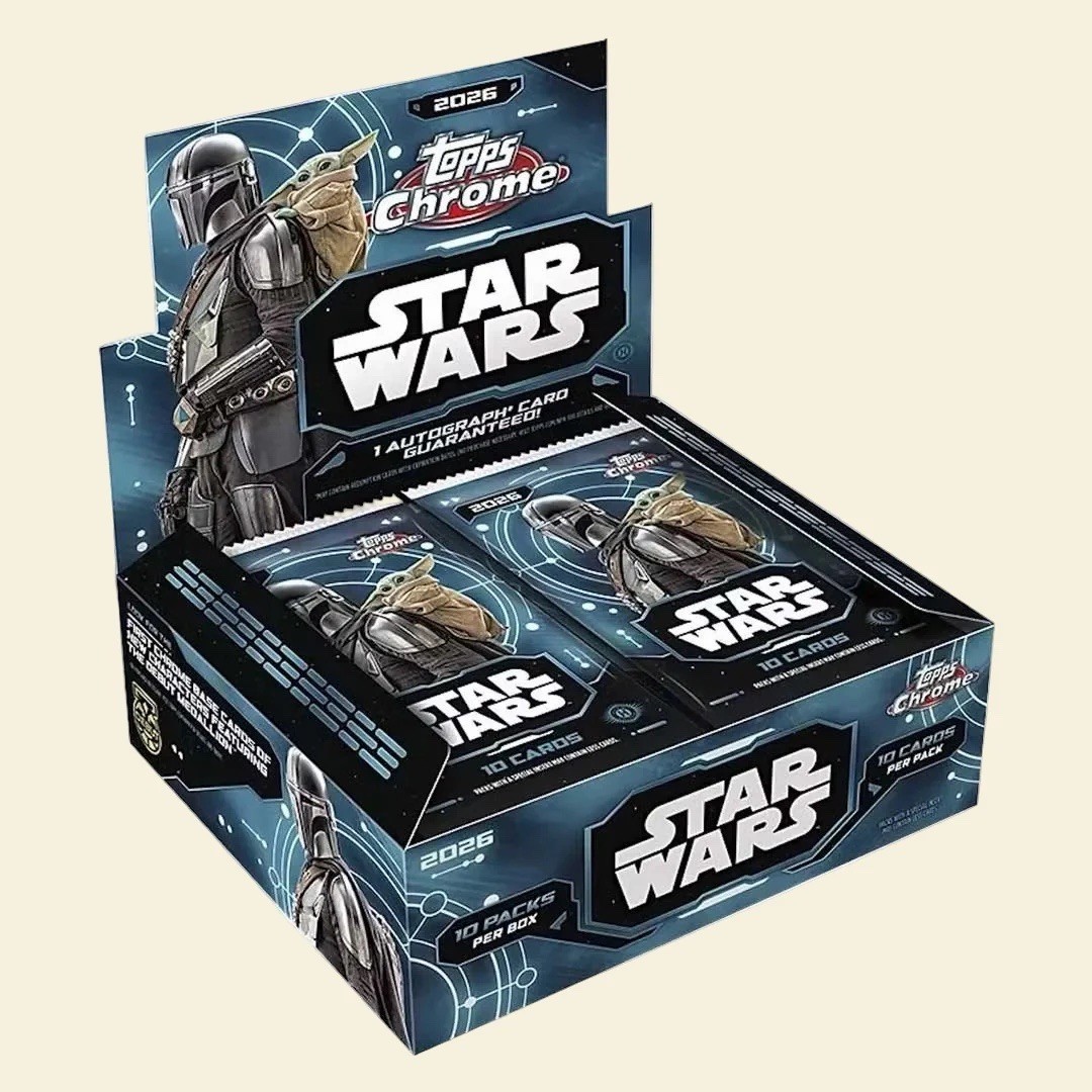 2026 Topps Chrome Star Wars - Hobby Box Brand New Sealed Presale Ships 10/1