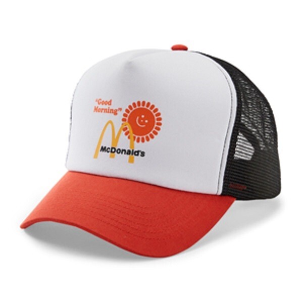 McDonald\'s Retro Breakfast Good Morning Sun Mesh Cap - Trucker Hat - NEW