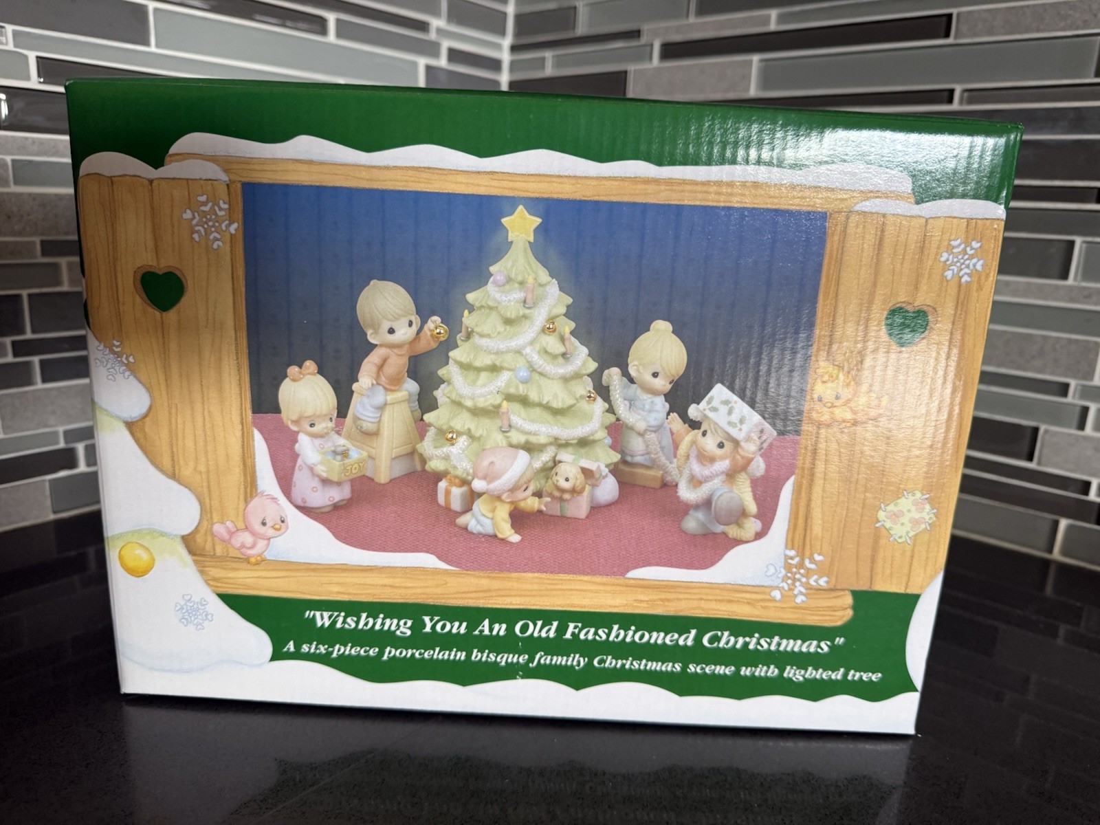 Precious Moments Figurine “Wishing You An Old Fashioned Christmas” Set Of 6