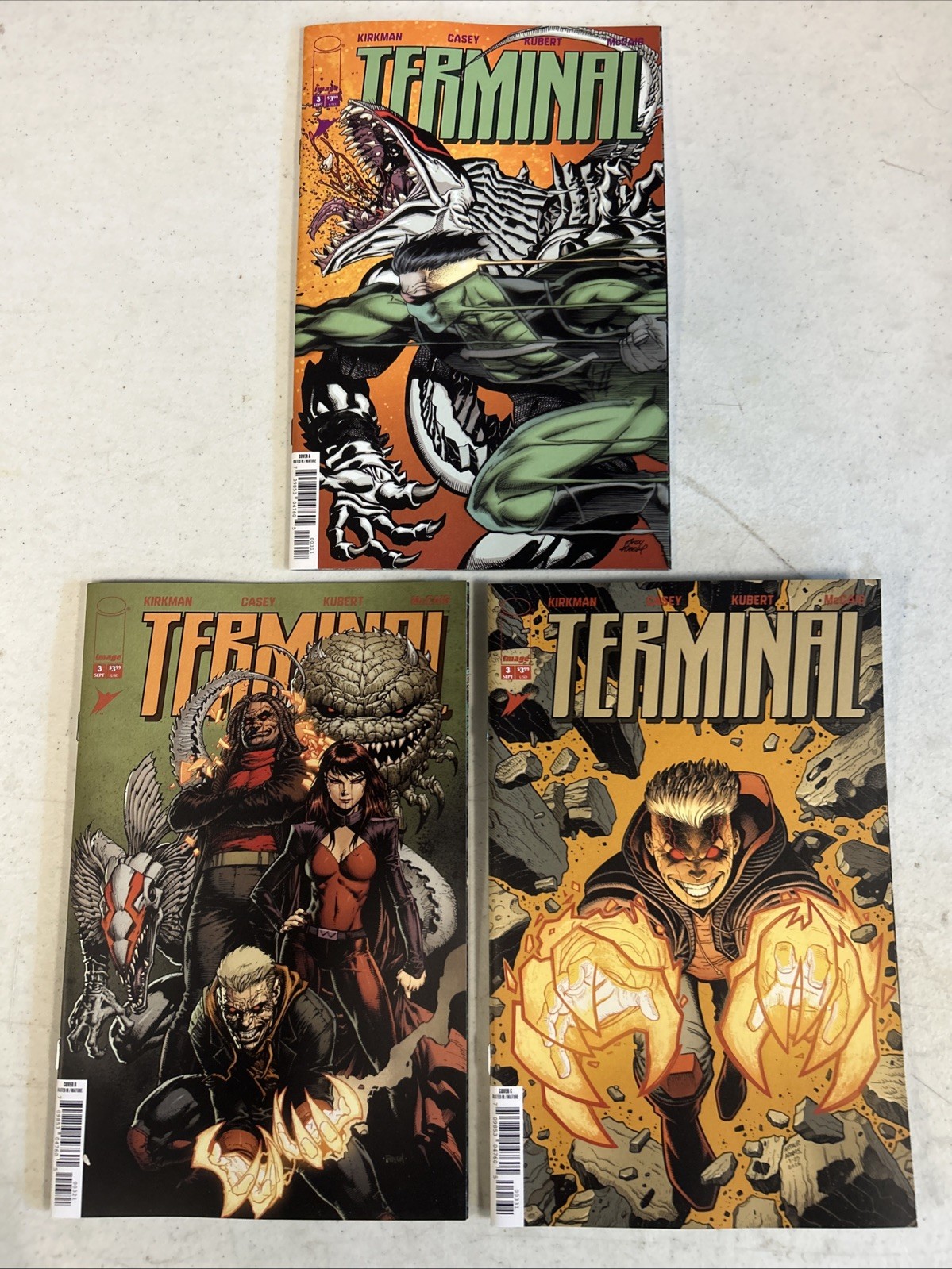 Terminal #3 3 Cover Lot / Set - Main A + Variant B & C Image Comics 2026 Kirkman