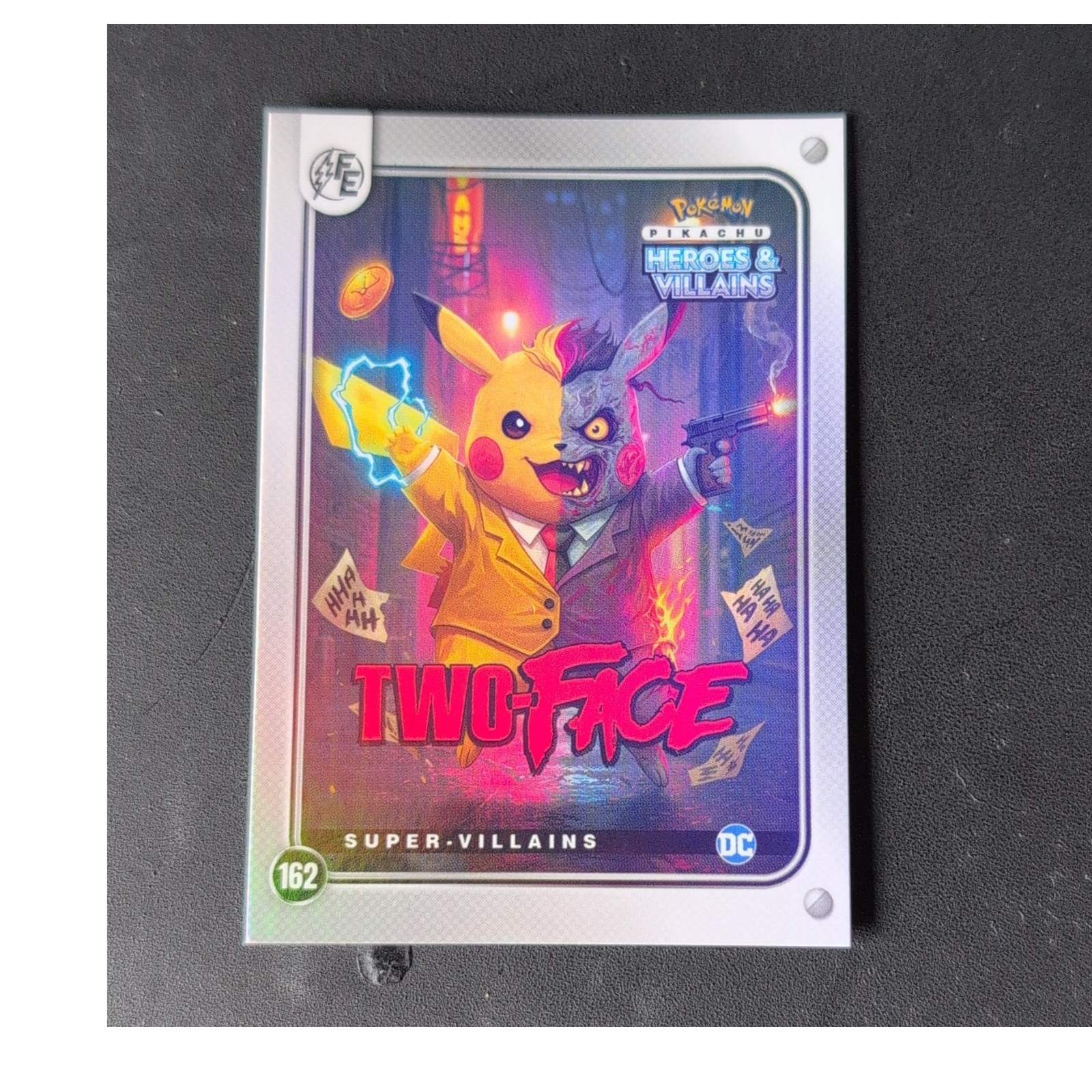 Pokémon Pikachu Heroes & Villains Two-Face DC Universe