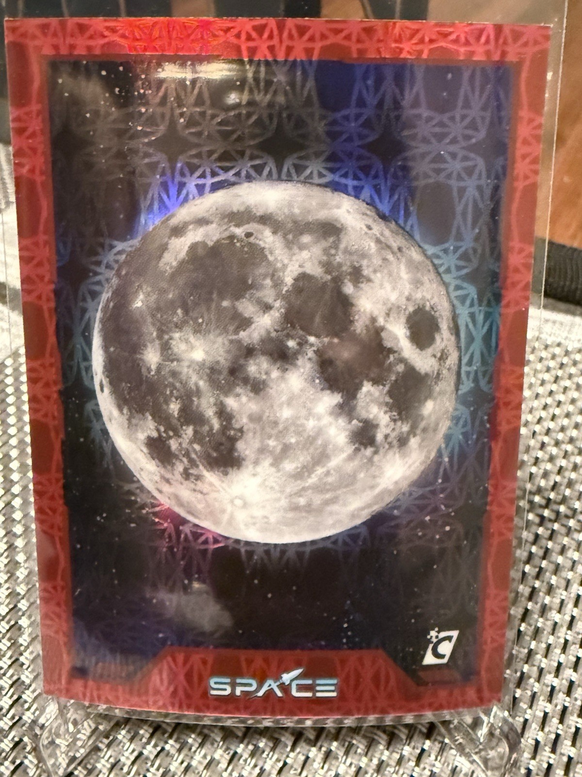 Cardsmiths Space #2 The Moon Ruby Refractor 19/25