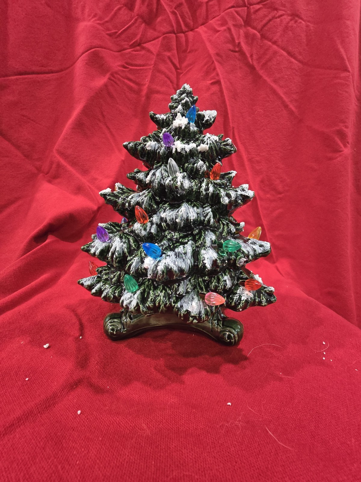 Vintage Ceramic frazier fir Christmas Tree, 8.5\